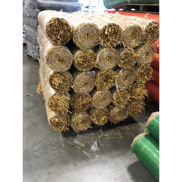 Straw Erosion Control Blanket By Vapor Barrier Supply – For Slopes & Landscaping